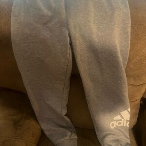 Adidas Kids Light Gray Joggers